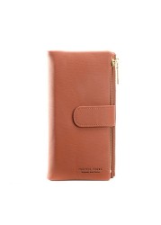 Women PU Leather Wallets Female Long Hasp Purses Large Capacity Money Bag Phone Pocket Multifunction Clutch Coin Card Holder