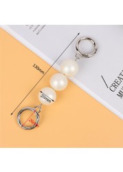 1pc 13cm Bag Strap Extender Artificial Pearl Replacement Bags Chain Straps for Clutch Purse Handbag Decoration Accessories