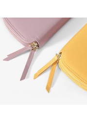 Women Crossbody Bag Fashion Semicircle Saddle Solid Color All-match Comfortable Shoulder Bags For Female Designer Handbags