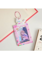 Girl Cute Cat Card Cover Cute Cat Bank Identity Bus ID Card Sleeve Case Accessories For Students Birthday Gift