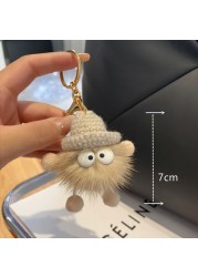 Cute Mink Keychain Diecast Car Key Ring Bag Keychain Accessories