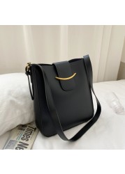 Women's PU Leather Handbags Casual Women's Handbag Black White Shoulder Bag Women's Crossbody Bag