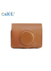 Polaroid mini EVO retro camera bag PU leather retro digital photography camera bag leather bag