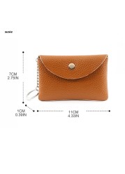 X7YA Women Girl PU Leather Purse Casual Wallet Coin Money Credit Card Key Holder Cash Bag