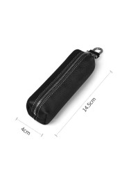 Car Keys Holder Genuine Leather Coin Purse for Men Key Wallets Women Housekeeper Plus Designer Keys Case with Keyschain