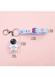 X7YA 3D Creative Astronaut Keychain Cute Astronaut Doll Pendant Fashion Birthday Gift