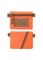 Nylon Outdoor EDC Mall Pouch Multifunctional Waterproof Mini Portable Travel EDC Tool Wallet Pocket Zipper Waist Bag