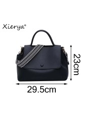 Women Shoulder Bag Fashion Leather Crossbody Bag For Women Solid Color Shoulder Messenger Bags Lady Chain Travel Small Handbag