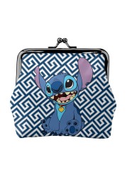 2022 Disney Stitch Female Small Wallet Luxury PU Wallet Coin Purses Women Girl Trend Card Holder Designer Clutch Bag Cartoon