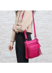 Women Bag Purses Flap Coin Purse Multilayer Casual Shoulder Bag PU Leather Bag Women Luxury Shoulder Women Crossbody Bag Bags