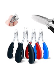 Toe Nail Clippers Nail Correction Thick Ingrown Toenails Nippers Cutters Dead Skin Dirt Remover Pedicure Care Tool 2021