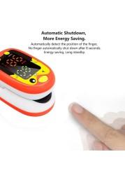 Children Baby Fingertip Oximeter LED Digital Fingertip Pulseometer Blood Oxygen Saturation Meter SPO2 PR Heart Rate Monitor