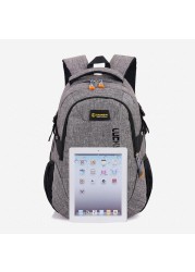 2021 New Fashion Men's Backpack Male Bag Polyester Laptop Backpack Computer Bags High School Student College Students Male Bag