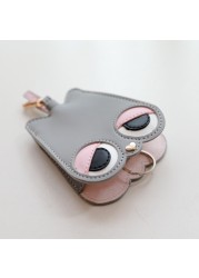 PUOU - Cute Cartoon Key Case, Women's Key Ring Cover, Wallet, Wallet, Card Holder, Wallet