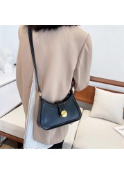 2022 Underarm Bag for Women High Quality PU Leather Crossbody Bag for Woman Fashion Spring Women Handbag Casual Shoulder Bag