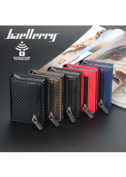 Smart Wallet Men RFID Aluminum Alloy Smart Wallet Pop Up Fashion Wallet Credit Card Holder Men Small Mini Wallet Coin Purse