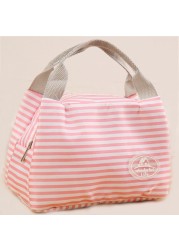 Fashion Portable Insulated Oxford Cloth Lunch Bag Thermal Food Picnic Lunch Bags for Women Men Kids Print Lunch Box Tote