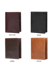 Smart Bluetooth Compatible Wallet Anti-lost Genuine Leather Mens Wallets Card Holder Wallet Finder Gifts Dad Free Engraving