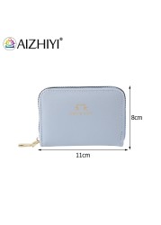 Women's PU Leather Pure Color Wallet Money Bag Ladies Small Day Clutches Card Holder Small Wallet