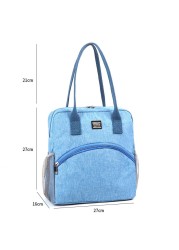 Insulated Lunch Bag For Women And Kids Oxford Lunch Bag Large Capacity Picnic Bag Tote Bag Lunch Bag