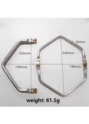 5pcs 13cm 19cm 16cm 20cm 22cm 24cm 25cm 30cm Doctor Metal Purse Frame Handle Frame for Handbag DIY Sewing 0128