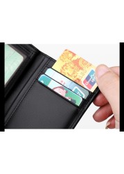 WILIAMPOLO Men Wallets Short Luxury Leather Man Wallet Mini Male Wallet Leather Wallet Credit Card Luxury Package PL181368