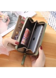 Wallet Women 2022 Lady Short Wallets Clutch Bag Money Small Purses Fold Leather Female Coin Purse Card Holder Carteira Feminina