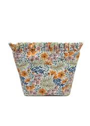 Women's Classic Mini Floral Briefcase Bag, Interior Zipper Pocket, Water Resistant Coating