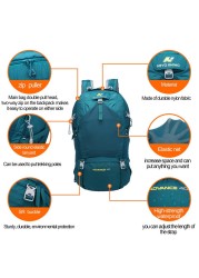 nevo rhino 40l in prova waterproof shoes unisex pacote de viagem saco caminhadas or r livre montanhismo escalada