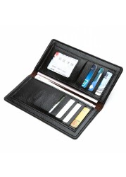 Clutch men male wallet luxury brand ID holder wallet for men cover on phone passport bag coin purse card card holder