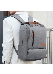 Men's 3-Sets Large Capacity Business Laptop Backpack Teenagers Schoolbags Travel Sports Casual School Bags Pack For Male Female