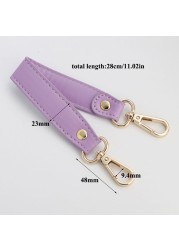 28cm Women Bag Straps Handbag Handle PU Leather Strap Wide Shoulder Bag Strap Replacement Strap Bag Accessory Part Strap for Bags