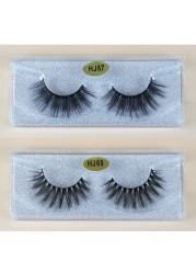 Mink eyelashes wholesale 30/50/100pcs 3D mink lashes bulk natural faux false eyelashes package makeup fake eyelashes bulk items