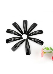 Black Sample 12pcs/set Metal Hair Barrettes Hairpins BB Headbands Hair Clip for Girls Womens Hairgrips Hair Styling Accessories