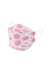 New Dust and Fog Proof Four Layer Protective Color Spunlaced Printed Kawaii Kn95 Age Limit Adult Summer Disposable Mask