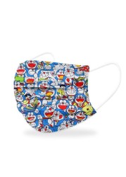 New adult 50pcs cartoon Doraemon cartoon pattern printing thick 3-layer protective comfortable breathable disposable mask