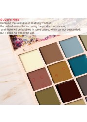 16 Colors Summer Pudding Gel Nail Polish Palette Japanese Solid Cream Gel Polish Mud Transparent Gel Semi Permanent Nail Gel