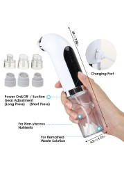 Blackhead Remover Device Pore Acne Pimple Removal Face T Area Nose Water Bubble Cleaner Vacuum Suction Facial Diamond Dirty Oil Steamer