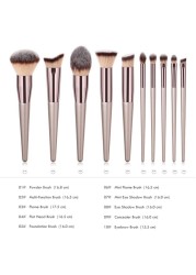 XJING 10/14/20pcs Professional Makeup Brushes Eye Shadow Make Up Brush Blending Kit Eyeliner Eyebrow Foundation Cosmetic Brushes Kit