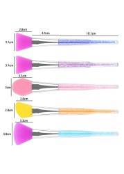 Soft Head Facial Mask Brush Silicone Makeup Brush Silicone Gel Makeup Brush DIY Beauty Tools Professional Makeup Brushes