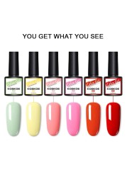 KOSKOE Gel Nail Polish Set 2/4/6pcs Hybrid Varnish Soak Off Gel UV LED Glitter Vernis Semi Permanent Nail Art Gel Polish Kit