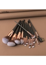 Loebig Beauty Makeup Brushes Cosmetic Brush Set Powder Foundation Blush Highlighting Eye Shadow Eyebrow Eye Lashes Make Up Tools