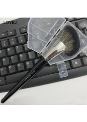 Loebig 72# Fan Contour Brush Professional Face Blush Highlighting Bronzer Contour Powder Brush Soft Synthetic Hair Sculpting Brushes