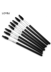 Loebig 2/5/10pcs Eyebrow Eyelash Makeup Brushes Set Cosmetic Lashes Mascara Eye Brow Cream Brush Beauty Eyebrow Lash Make Up Tools