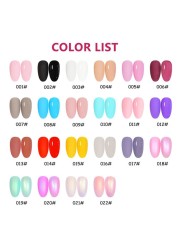 22 Color Solid Canned Gel Nail Polish No Flowing Full Coverage Pigmented Color Paint DIY Nail Art Designs Nail Gel Polish TSLM1