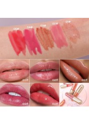 DEROL High Gloss Lipstick Mirror Water Glass Lip Gloss Moisturizing Blur Serum Sealant Oil Lip Gloss Sexy Women Makeup Cosmetics