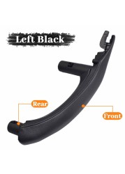 Car Interior Passenger Door Left Right Pull Handle Leather Cover Replacement For BMW X3 X4 F25 F26 2010-2016