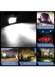 ANMINGPU 4" 7" 60W 120W LED Light Bar for Truck Car Tractor SUV 4x4 Boat ATV Combo LED Bar Work Light Offroad Driving Fog Lamp