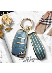 TPU Car Key Cases Cover Shell For Audi A3 A4 A5 C5 C6 8L 8P B6 B7 B8 C6 RS3 Q3 Q7 TT 8L 8V S3 Interior Accessories Keychain