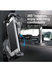 Baseus Car Back Seat Mount Tablet Car Holder for iPad 4.7-12.9 Inch Car Phone Holder Auto Headrest Back Seat Car Holder Stand